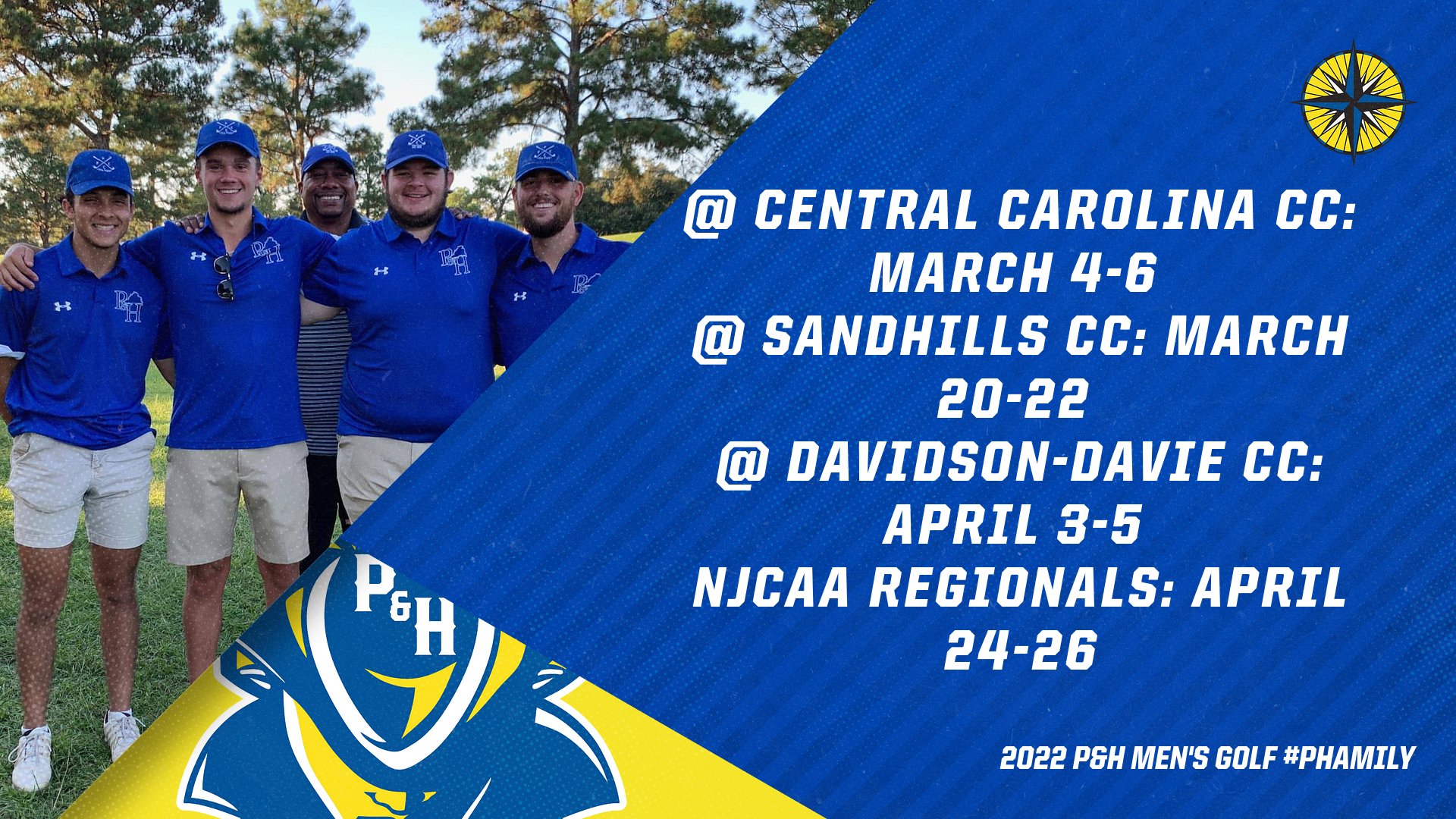 P&H Men's Golf Reveals 2022 Spring Schedule